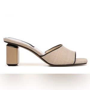 Franco Sarto Linley Sandal Cream Heel‎ Sandal Size 8